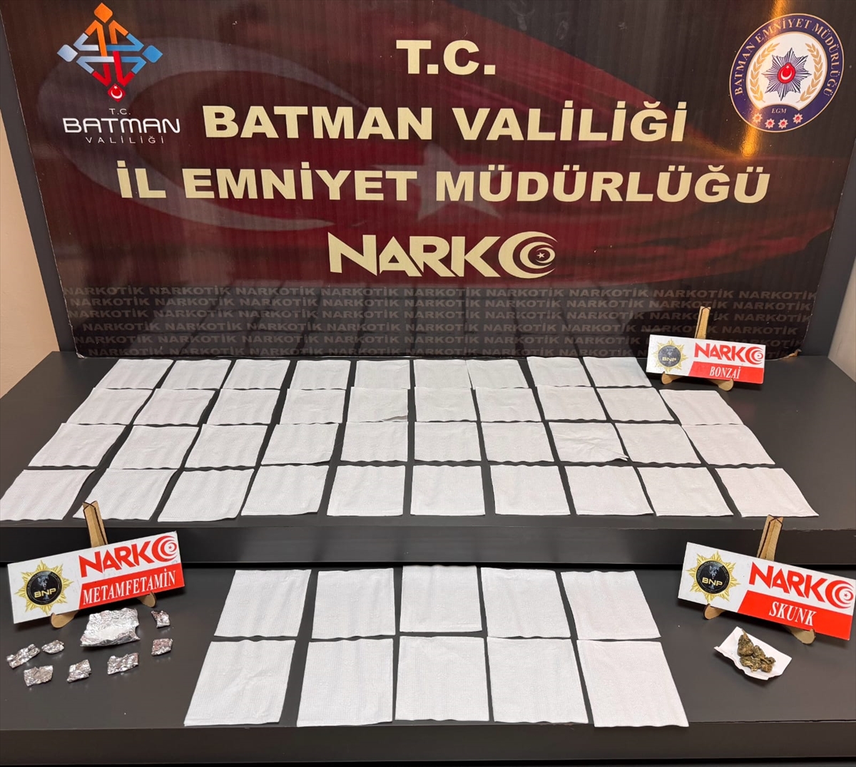 Batman'da uyuşturucu operasyonunda yakalanan 9 zanlı tutuklandı