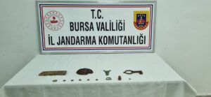 BURSA (AA) – Bursa'nın Orhangazi ilçesinde, tarihi eser bulmak için