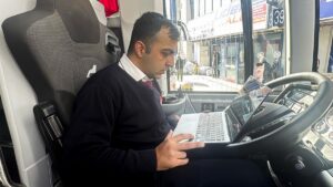 İSTANBUL (AA) – İstanbul'da çalışan bazı şoförler, Anadolu Ajansının (AA)