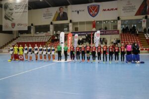 AMASYA (AA) – Kadınlar Salon Hokey Süper Lig Süper Final