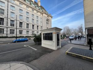 İSTANBUL (AA) – Karmod'un güvenlik kioskları, Londra'nın tarihi Belvedere caddesinde