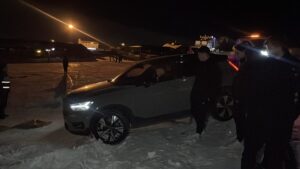 KAYSERİ (AA) – Kayseri'de, sürücü cipiyle drift atmak için gittiği