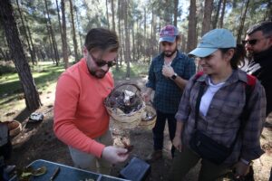 ANTALYA (AA) – Antalya'da bir araya gelen yaklaşık 20 mantar