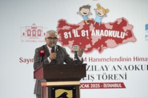 İSTANBUL (AA) – Pendik'te yaptırılan Tunalar Kızılay Anaokulu'nun açılışı dolayısıyla