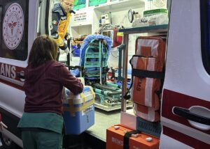 RİZE (AA) – Rize'de trafik kazası sonucu yaralanan ve tedavi