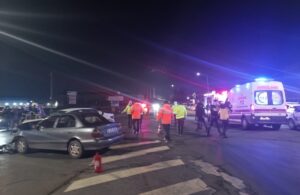 TEKİRDAĞ (AA) – Tekirdağ'ın Çerkezköy ilçesinde iki otomobilin çarpışması sonucu