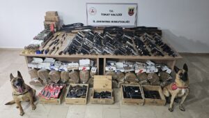 TOKAT (AA) – Tokat'ın Zile ilçesinde kaçak silah imalatı ve