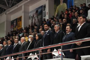 ANKARA (AA) – Ankara'da düzenlenen Türkiye Güreş Şampiyonası'nın açılış töreni