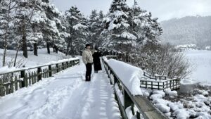 BOLU (AA) – Bolu’nun doğal güzellikleriyle ünlü Abant Gölü Milli