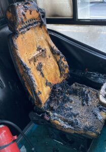 ANKARA (AA) – Ankara'da EGO otobüsünü yanıcı sıvı dökerek ateşe