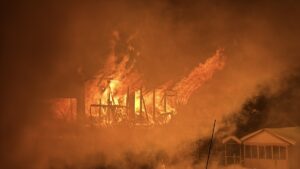 BOLU (AA) – Bolu'da çıkan yangında bir odunluk kullanılamaz hale