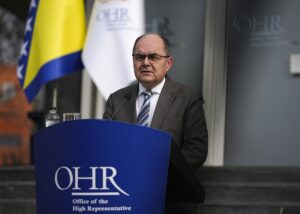 SARAYBOSNA (AA) – Bosna Hersek Yüksek Temsilcisi Christian Schmidt, ülkedeki