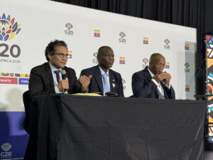 JOHANNESBURG (AA) – Güney Afrika Cumhuriyeti'nin ev sahipliğinde düzenlenen G20