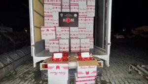 İZMİR (AA) – İzmir'in Kemalpaşa ilçesinde düzenlenen operasyonda 7 milyon