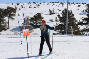 ERZİNCAN (AA) – Erzincan Refahiye'de düzenlenen Kayakla Oryantiring Türkiye Şampiyonası