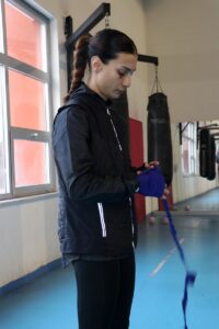 KASTAMONU (AA) – BİLAL KAHYAOĞLU – Milli boksör Ayşen Taşkın,