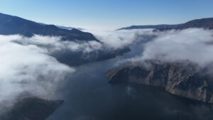 ÇORUM (AA) – Çorum'un Oğuzlar ilçesindeki Obruk Barajı Gölü ve