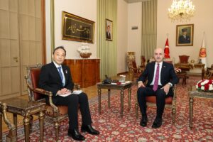 TBMM (AA) – TBMM Başkanı Numan Kurtulmuş, Japonya'nın Ankara Büyükelçisi