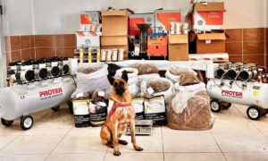 TOKAT (AA) – Tokat'ın Yeşilyurt ilçesinde kaçak telefon ve tütün