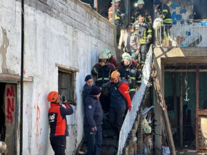 UŞAK (AA) – Uşak'ta evde çıkan yangında 1 kişi hayatını