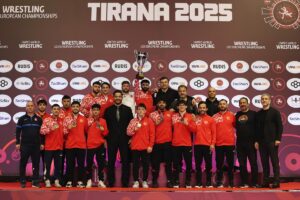 ANKARA (AA) – Arnavutluk'ta düzenlenen 23 Yaş Altı Avrupa Güreş