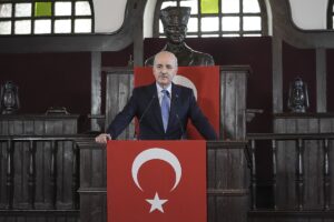 ANKARA (AA) – TBMM Başkanı Numan Kurtulmuş, "İstiklal Marşı, aslında