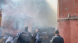 ADANA (AA) – Adana'nın Kozan ilçesinde, çıkan yangında 2 ev