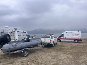 BURDUR (AA) – Burdur'da kaybolduğu bildirilen kişi için gölde arama