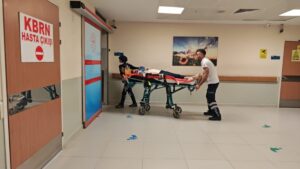 BURSA (AA) – Bursa'nın İnegöl ilçesinde bir kadın tartıştığı kocasını