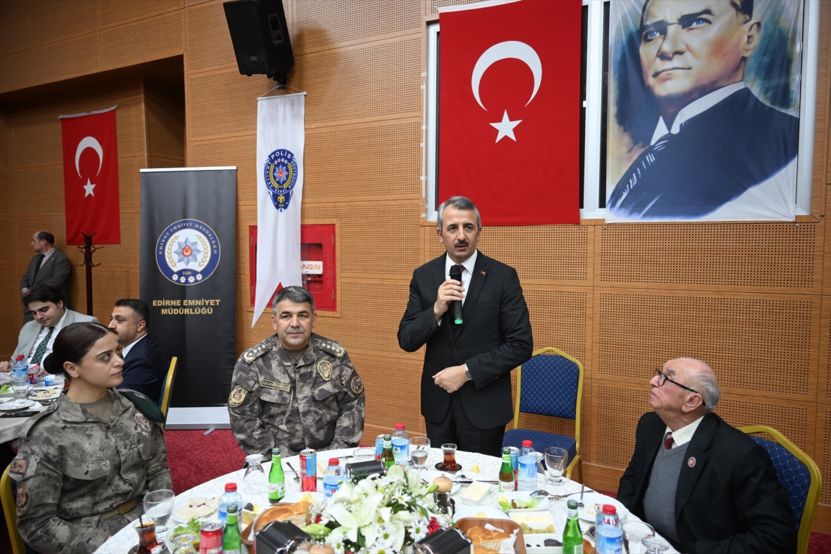 Edirne Emniyet Müdürlüğünde iftar programı düzenlendi