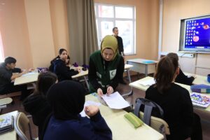 EDİRNE (AA) – Edirne'de, Yeşilay Haftası dolayısıyla okullarda "Yeşilay" dersi