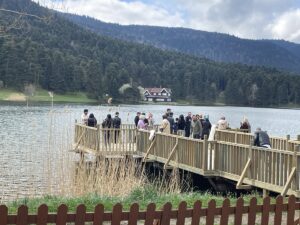 BOLU (AA) – Ramazan Bayramı tatilinde doğayla iç içe vakit