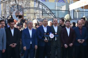 - "Filistin'de, Gazze'de, Suriye'de, dünyanın her neresinde olursa olsun, zulme