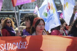 İSTANBUL (AA) – Kadıköy'de, "8 Mart Dünya Kadınlar Günü" dolayısıyla