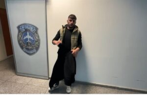 - Havalimanına girişte çarşaflı firari hükümlüye eşlik eden ve kocası