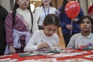 ANKARA (AA) – "Külliye'de Ramazan" etkinlikleri kapsamında çocuklar, sportif faaliyetlerle