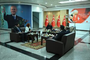 ANKARA (AA) – Milliyetçi Hareket Partisi (MHP) heyeti ile DEM