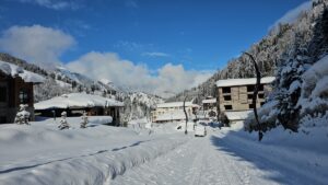 RİZE (AA) – Rize'nin Çamlıhemşin ilçesindeki Ayder Yaylası'nın beyaz örtüyle