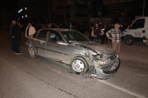 SAMSUN (AA) – Samsun'un Bafra ilçesinde üç aracın karıştığı kazada