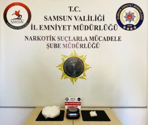 SAMSUN (AA) – Samsun'un Bafra ilçesinde üzerinde 1 kilo 205
