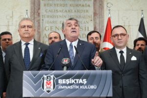 İSTANBUL (AA) – Beşiktaş Kulübü Başkanı Serdal Adalı, Trendyol Süper