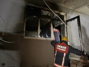 SİNOP (AA) – Sinop'un Gerze ilçesinde müstakil evde çıkan yangında