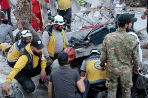 LAZKİYE (AA) – Suriye'nin Lazkiye ilindeki Raml Mahallesi'nde meydana gelen