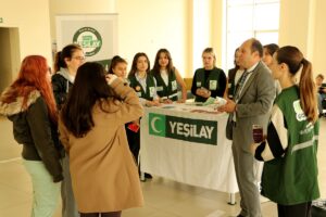 TEKİRDAĞ (AA) – Yeşilay Tekirdağ Şubesi, üniversite öğrencilerini zararlı alışkanlıklardan