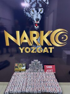YOZGAT (AA) – Yozgat'ta düzenlenen operasyonda 5 bin 488 sentetik
