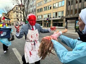 STOCKHOLM (AA) – İsveç'in başkenti Stockholm'de, ABD Başkanı Donald Trump'ın