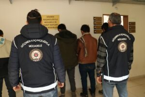 AMASYA (AA) – Amasya'da canlı hayvan taşıyan 2 tırda 5