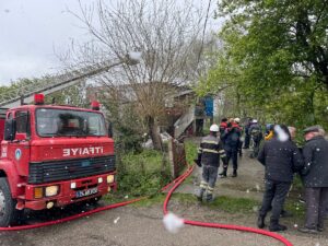 BARTIN (AA) – Bartın'da müstakil evde çıkan yangında 70 yaşındaki