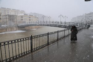 BAYBURT (AA) – Bayburt'ta soğuk hava ve kar yağışı etkisini
