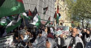 BERLİN (AA) – Almanya'nın başkenti Berlin'de İsrail'in Filistin topraklarına yönelik